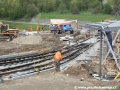 Výstavba jednokolejné smyčky Radlická s předjízdnou kolejí je v plném proudu. | 20.4.2008