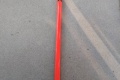 Souhlas k povolení vjezdu, neboli „kolík“ byla vlastně dlouhá dřevěná tyč červené barvy označená písmenem A. Délka byla uzpůsobena tomu, aby si jí řidiči byli schopní levými okénky předat. | 4.6.2018
