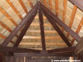 Valbová střecha v pohledu z interiéru. | 22.5.2012