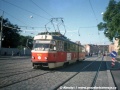 Od zastávky Nové sady přijíždí k hlavnímu nádraží vůz K2 ev.č.1078, vypravený na linku 2 | 20.9.1997