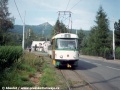 Dnešní cestu zahájíme v Horní Hanychově se soupravou vozů T3m ev.č.61+62. | 18.8.1998