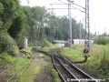 Koleje úzkorozchodné železnice se vplétají do koleje normálněrozchodné železnice a oba rozchody pokračují jako tříkolejnicová splítka | 30.7.2008
