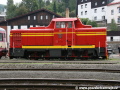 Ozubnicová lokomotiva T426.001 v čele zvláštního vlaku v Tanvaldě. | 10.9.2011