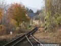 Třemešenské zhlaví železniční stanice Liptaň. | 5.11.2011