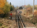 Osoblažské zhlaví železniční stanice Liptaň. | 5.11.2011