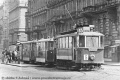 Třívozový vlak linky 15 vedený vozem #2313 během Spartakiády 1965. | 1965