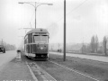 Jak vypadala pražská periferie u Dvorců, dokumentuje snímek vozu T1 ev.č.5108 vypraveného na linku 17. | 50. léta