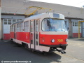Vůz T3SUCS ev.č.7250 z roku 1987 se v Ústředních dílnách podrobil mimořádné opravě. | 11.4.2012