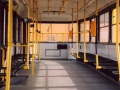 Interiér vozu T3M ev.č.8029 druhého obsazení ještě bez sedadel pro cestující | 3.4.2003
