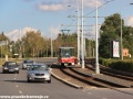 Ač to tak nevypadá, k zastávce Na Homoli klesá souprava vozů T6A5 ev.č.8505+8606 vypravená na linku 7. | 27.8.2012