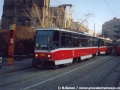 Souprava vozů T6A5 ev.č.8615+8616 vyjela s cestujícími do ulic poprvé 16. listopadu 1995. | 22.11.1995
