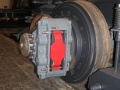 Nové hydraulické brzdy středního podvozku vozu RT6N2 #9101 pochází od firmy Dako-cz. | 15.8.2005