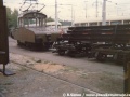 Elektrická nákladní lokomotiva ev.č.4072 během výstavy v areálu vozovny Vokovice. | září 1992