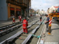 Zřizování konstrukce systému W-tram. | 2.4.2011