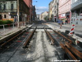 Jednotlivé etapy zřizování konstrukce pevné jízdní dráhy W-tram. | 8.4.2011