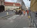 Oprava tramvajové trati ve Spálené ulici mezi ulicemi Lazarská a Myslíkova. | 19.06.2024